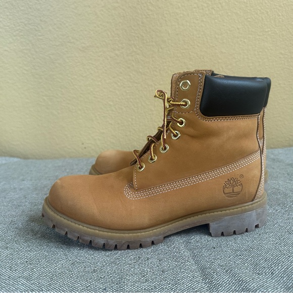 Timberland 6" Premium Boot Style 10061 In Wheat Men’s Size 7 New! - Picture 3 of 11